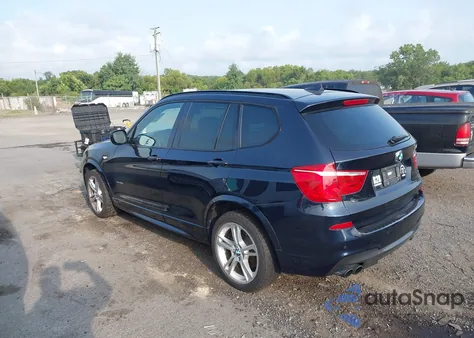 2013 BMW X3 xDrive28I z USA, uszkodzony, nr VIN 5UXWX9C54D0A20566